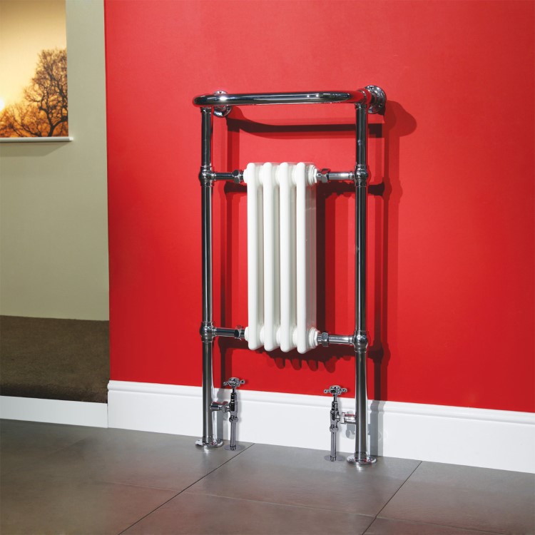 Kensington Traditional Towel Rail Radiator - 963 x 493mm