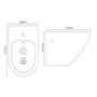 Venus Wall Hung Bidet One Tap Hole