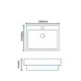 GRADE A1 - Brianza Wall Hung 1 Tap Hole Basin