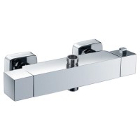 Square Dual Bar Shower Valve