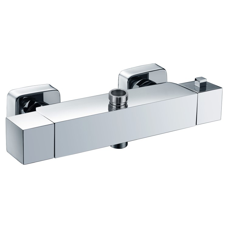 Square Dual Bar Shower Valve
