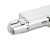 Arc Modern Thermostatic Wall Mounted Bath Shower Mixer Bottom Outlet
