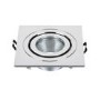 IP65 Chrome Square Down Light