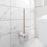 Brass Toilet Brush Holder- Arissa  Brass Toilet Brush Holder- Arissa
