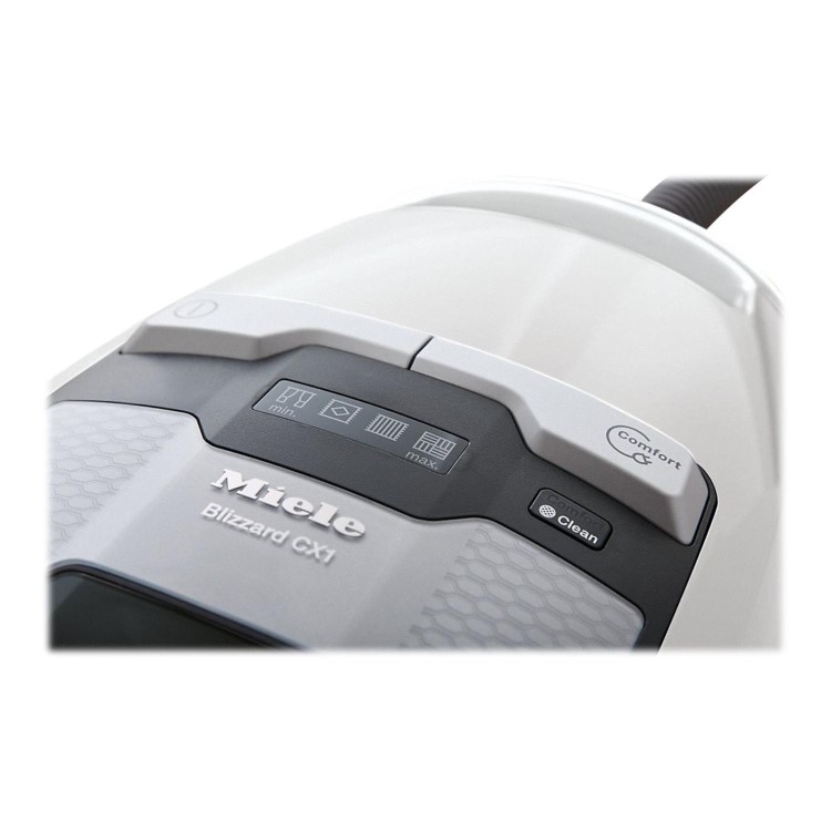 GRADE A1 - Miele BlizzardCX1ComfortPowerLine Cylinder Vacuum Cleaner - Lotus White