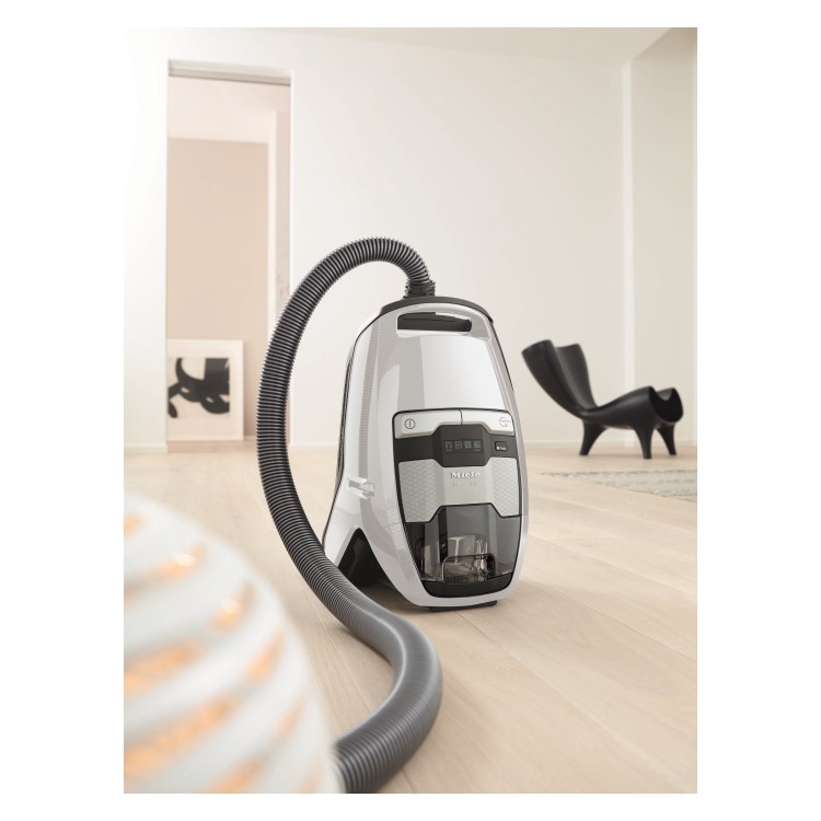 GRADE A1 - Miele BlizzardCX1ComfortPowerLine Cylinder Vacuum Cleaner - Lotus White