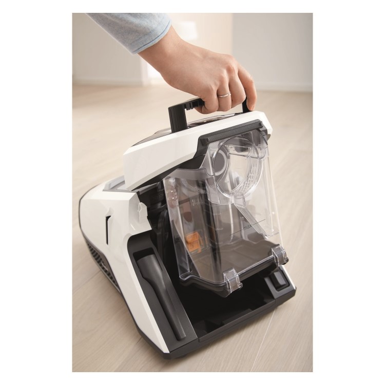 GRADE A1 - Miele BlizzardCX1ComfortPowerLine Cylinder Vacuum Cleaner - Lotus White