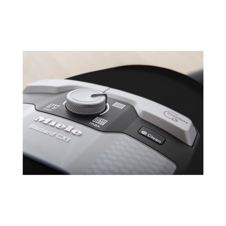 Miele 10661230 Blizzard CX1 Parquet PowerLine Cylinder Vacuum Cleaner - Black