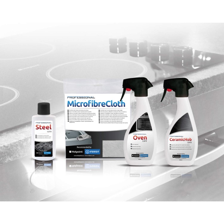 Professional Ceramic Hob And Oven Care Pack With Hob Care Spray Oven Care Spray And Microfibre Cloth