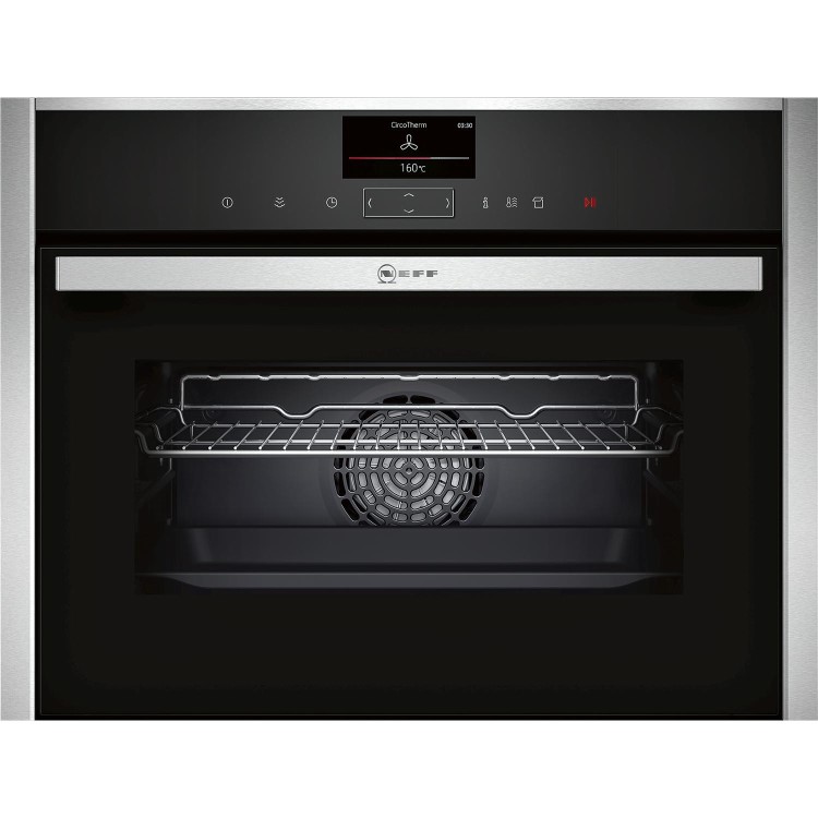 NEFF C17FS32N0B Compact Built-in Steam Oven Stainless Steel