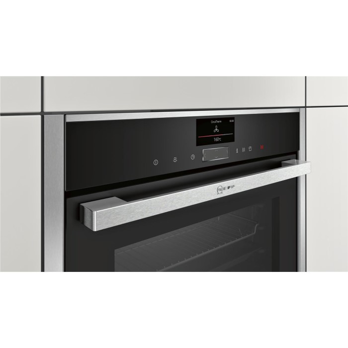 NEFF C17FS32N0B Compact Builtin Steam Oven Stainless Steel Appliances Direct