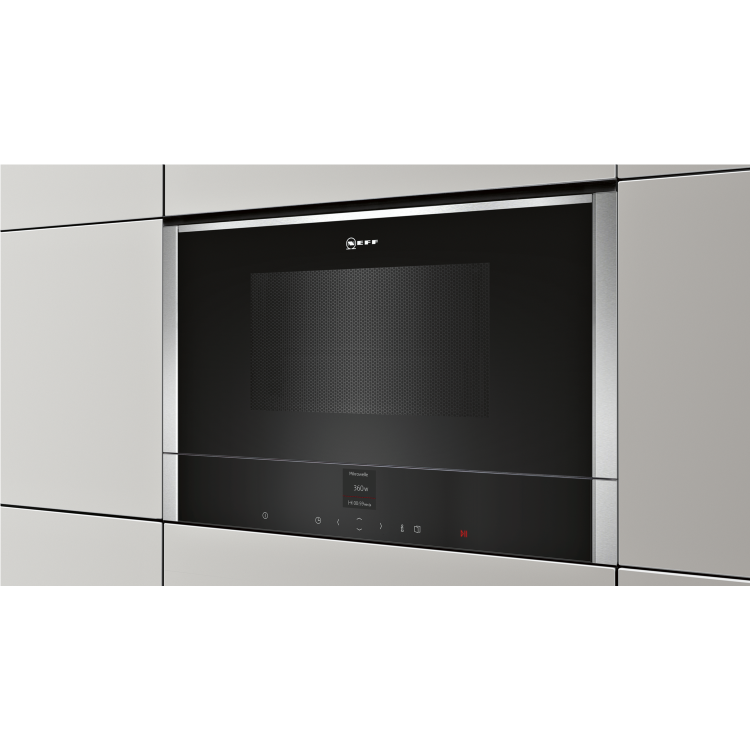 Neff N70 21L 900W Built-in Microwave - Stainless Steel