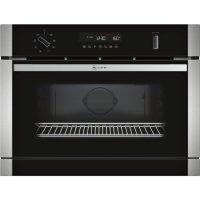 GRADE A2 - Neff C1APG64N0B N50 Compact Height Built-in Combination Microwave Oven With Steam Function - Stainless Steel