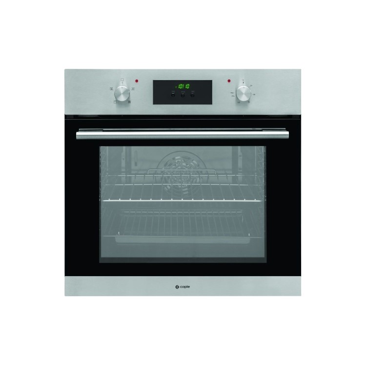 Caple C2233 69 Litre Electric Single Fan Oven With Programmable Timer - Stainless Steel