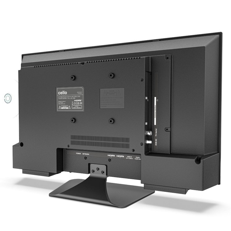 Cello 24 Inch 12 Volt DVD Traveller Smart Frameless TV