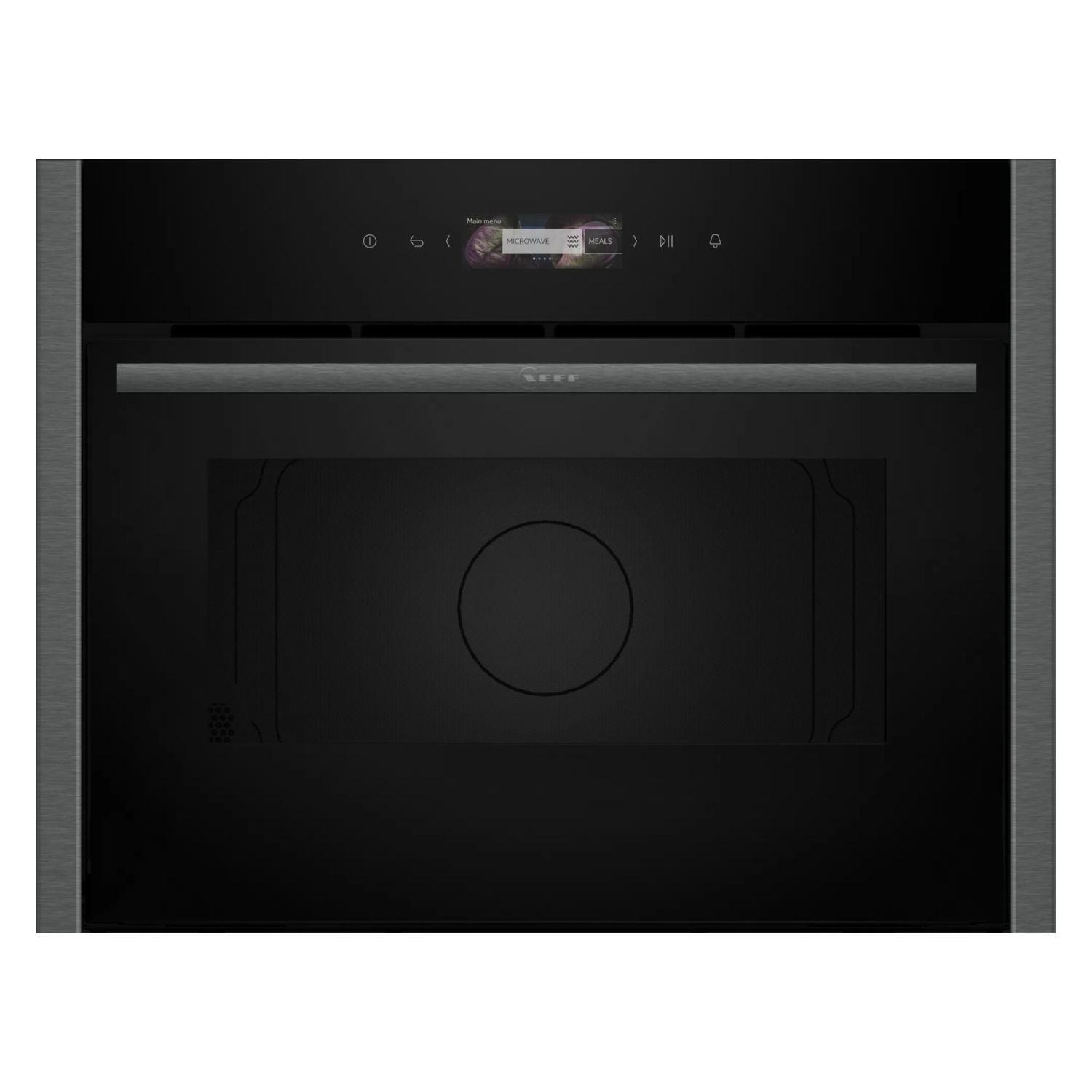 Neff C24GR3XG1B N70 Built-In Microwave with Grill - Graphite