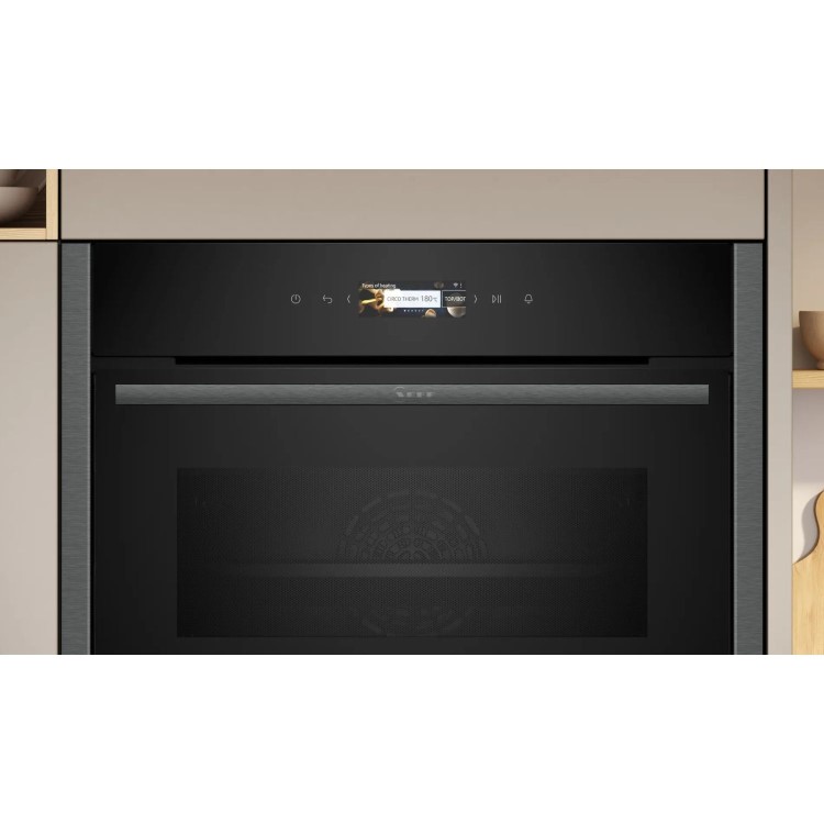 Neff N70 Built-In Combination Microwave Oven - Graphite