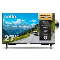Cello 27 inch 12 Volt  DVD Smart Frameless TV Ultrafast WebOS