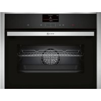 Neff N90 Self Cleaning Compact Single Oven - Black