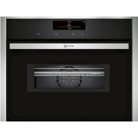 Refurbished Neff N90 C28MT27H0B 45L 900W Compact Combination Microwave Oven With Pyrolytic Cleaning Black
