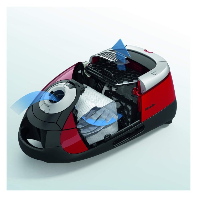 Miele C2 Cat & Dog Complete Cylinder Vacuum Cleaner - Red