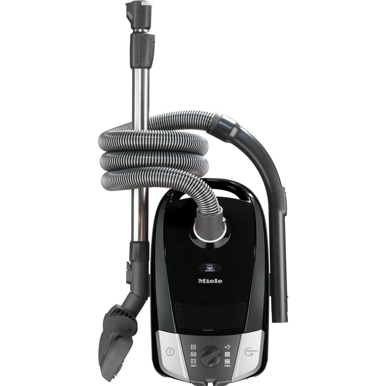 Miele C2 Compact Powerline Bagged Cylinder Vacuum Cleaner - Black