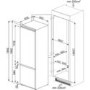 GRADE A3 - Smeg C3180FP 70-30 Integrated Fridge Freezer