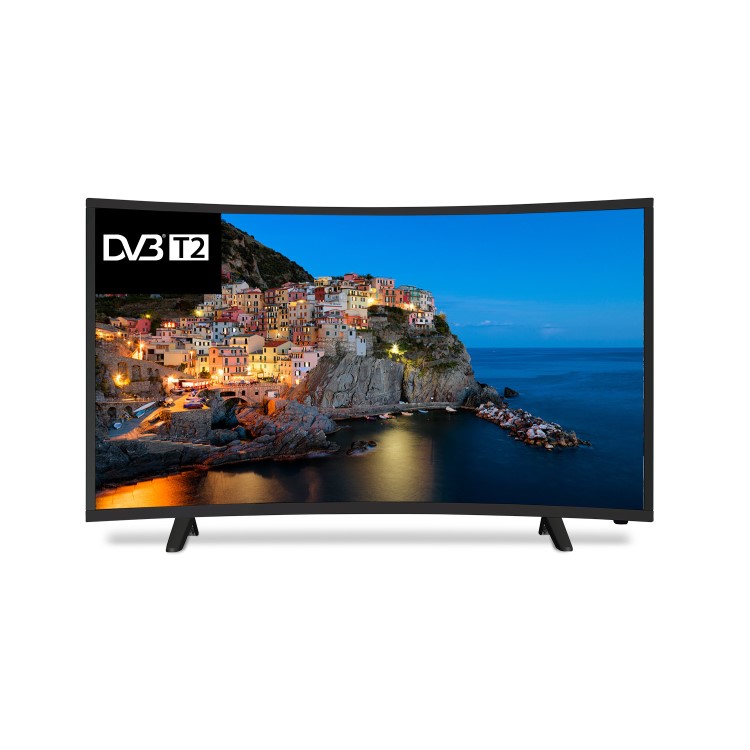 Ex Display - Cello C32229T2 32" 720p HD Ready Curved LED TV with Freeview HD