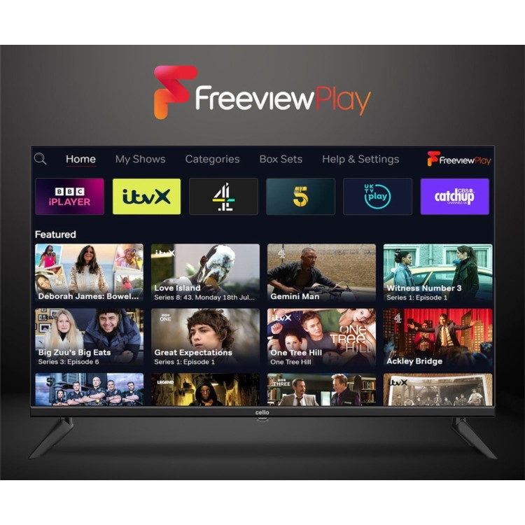 Cello 32 inch 12 VoltSmart Frameless TV Ultrafast WebOS