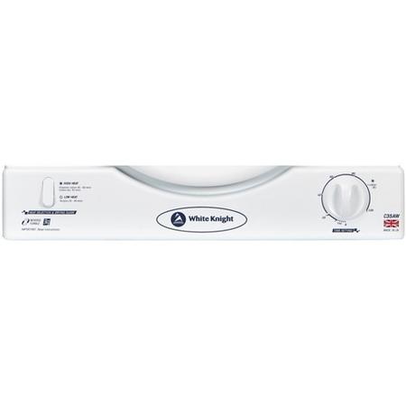 White Knight C35AW 3kg Wall-Mounted Vented Tumble Dryer-White