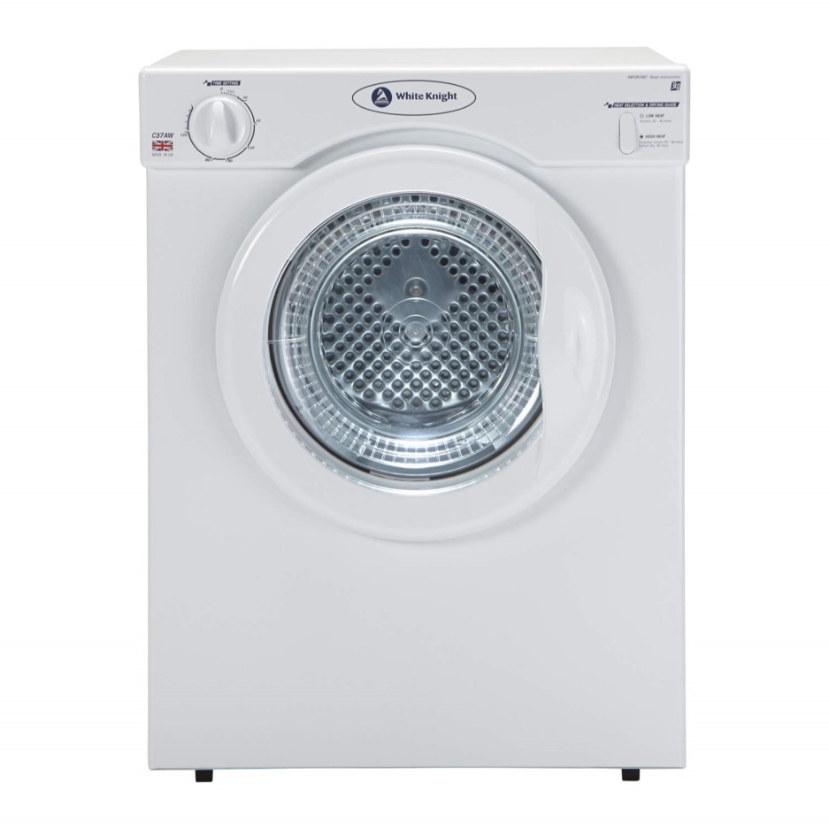 White Knight C37AW 3kg Freestanding Vented Tumble Dryer White