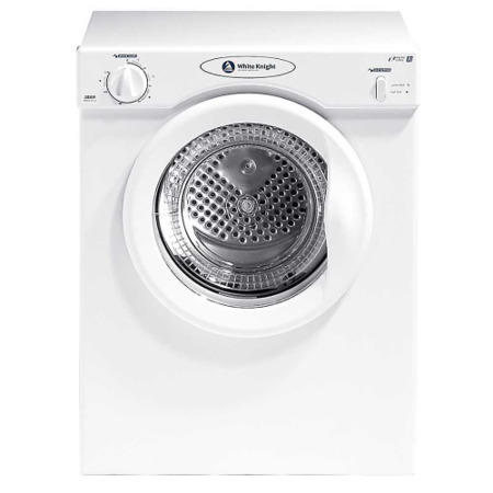 White Knight C38AW 38AW 3kg Freestanding Vented Tumble Dryer - White