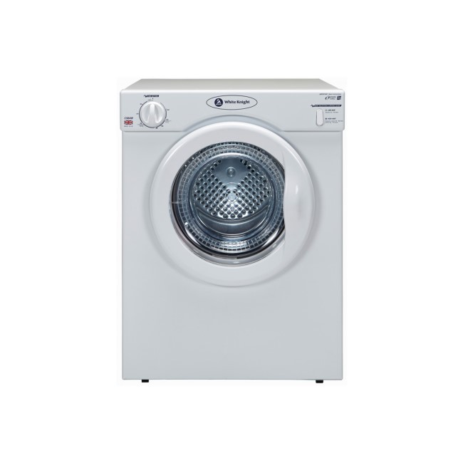 White Knight C39AW 3.5kg Freestanding Vented Tumble Dryer White