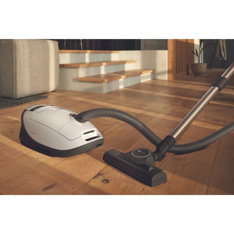 Miele Complete C3 Allergy Bagged Cylinder Vacuum Cleaner - Lotus White