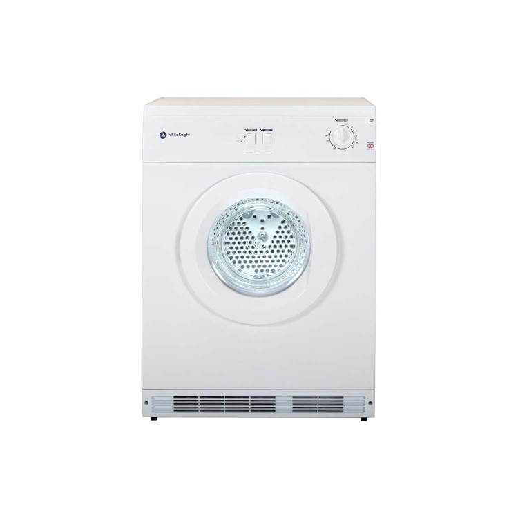 GRADE A3 - White Knight C42AW 6Kg Freestanding Vented Tumble Dryer - White