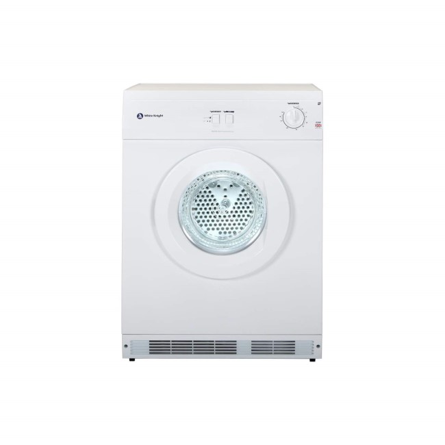 GRADE A1 - White Knight C42AW 6kg Freestanding Vented Tumble Dryer - White