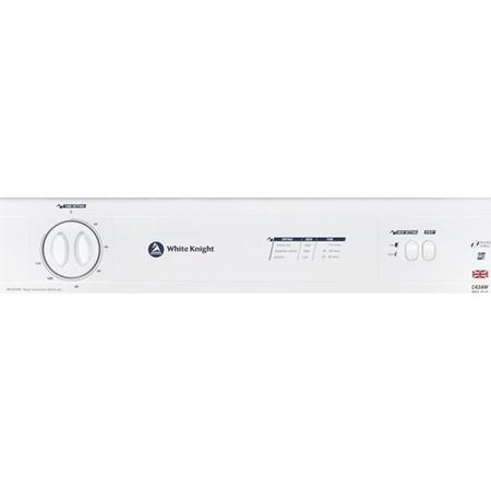 GRADE A2 - White Knight C43AW 43AW 6kg Integrated Vented Tumble Dryer