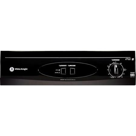 White Knight C44AB 6kg Freestanding Vented Tumble Dryer - Black