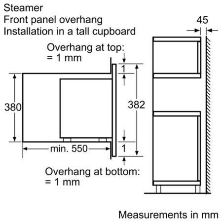 Neff C44R20N0GB Series 3 Right Hand Hinge Compact Built-in Steam Oven - Stainless Steel - LIMITED CLEARANCE OFFER