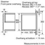 Neff C44R20N0GB Series 3 Right Hand Hinge Compact Built-in Steam Oven - Stainless Steel - LIMITED CLEARANCE OFFER
