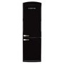 Servis C60185NFB Retro Right Hand Hinge Freestanding Fridge Freezer Black