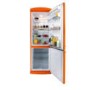 Servis C60185NFTG Retro Right Hand Hinge Freestanding Fridge Freezer Orange