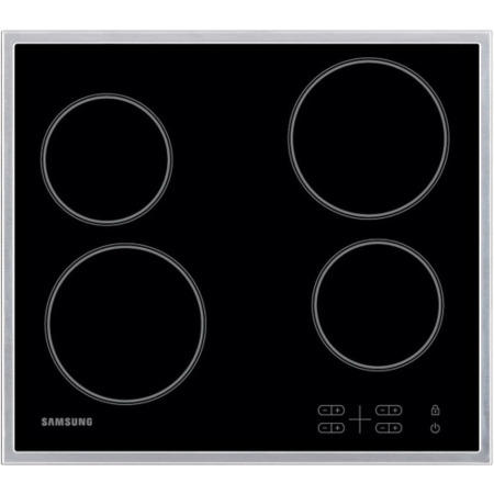 Samsung 58cm 4 Zone Ceramic Hob with Stainless Steel Frame