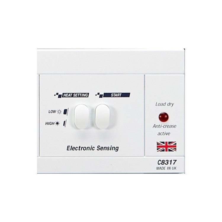 GRADE A2 - White Knight C8317WV 7kg Integrated Vented Tumble Dryer - White
