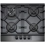 Caple 59cm 4 Burner Gas Hob - Gunmetal Grey