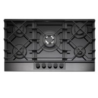 Caple 90cm 5 Burner Gas Hob - Gunmetal Grey