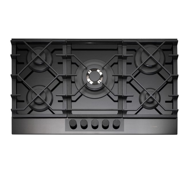 Caple 90cm 5 Burner Gas Hob Gunmetal Grey C889G Appliances Direct