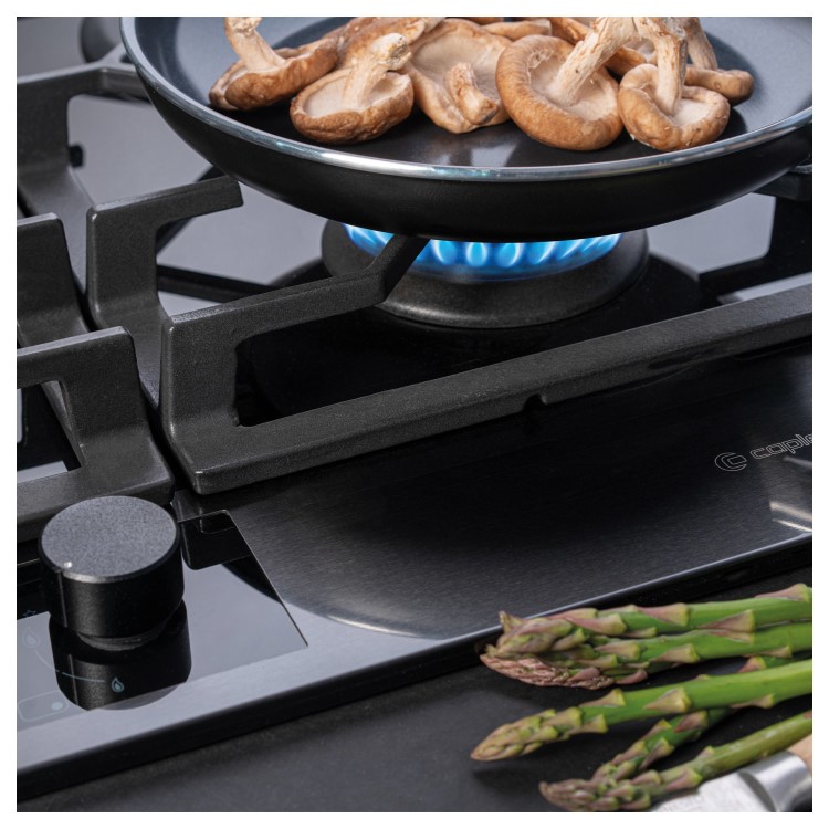 Caple 90cm 5 Burner Gas Hob - Gunmetal Grey