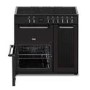 Creda 90cm Triple Cavity Electric Range Cooker - Black