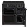 Creda 90cm Triple Cavity Electric Range Cooker - Black